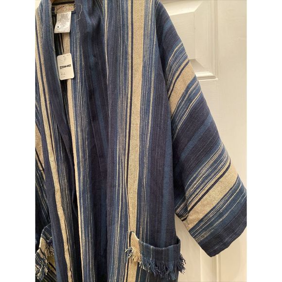Free People Kimono Duster Western  Colorful O/S NEW - Picture 10 of 10